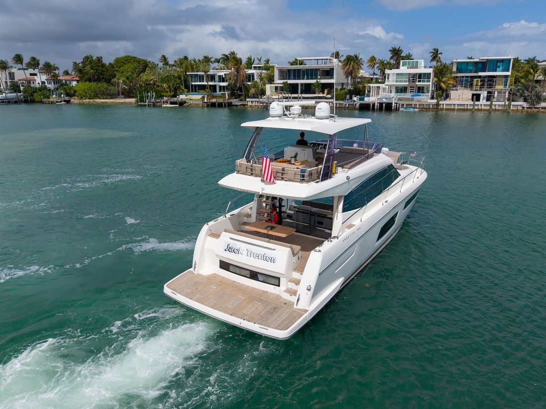 58' Prestige yacht charter Miami