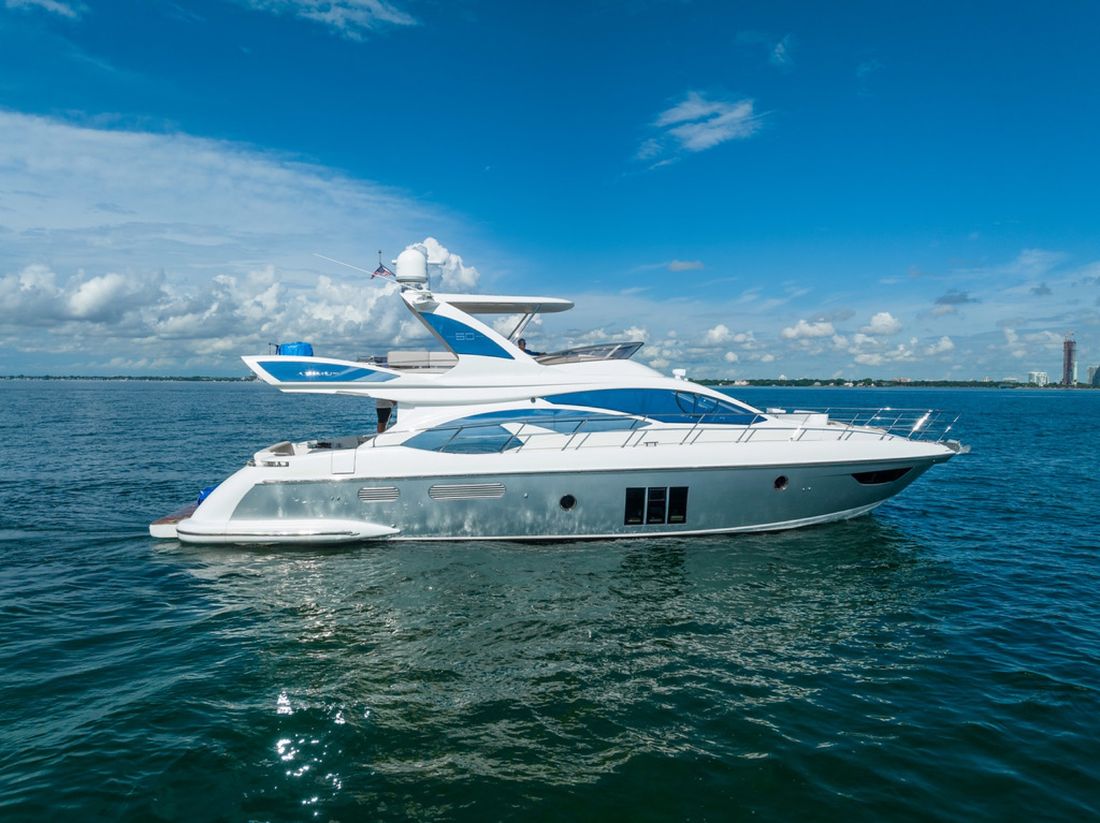 60' Azimut Flybridge "Supreme 1 & 2" yacht charter Miami