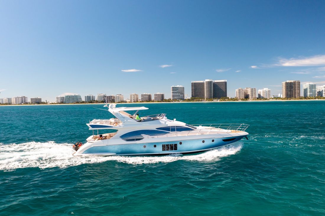 70' Azimut Flybridge "Lupo 1 & 2" yacht charter Miami