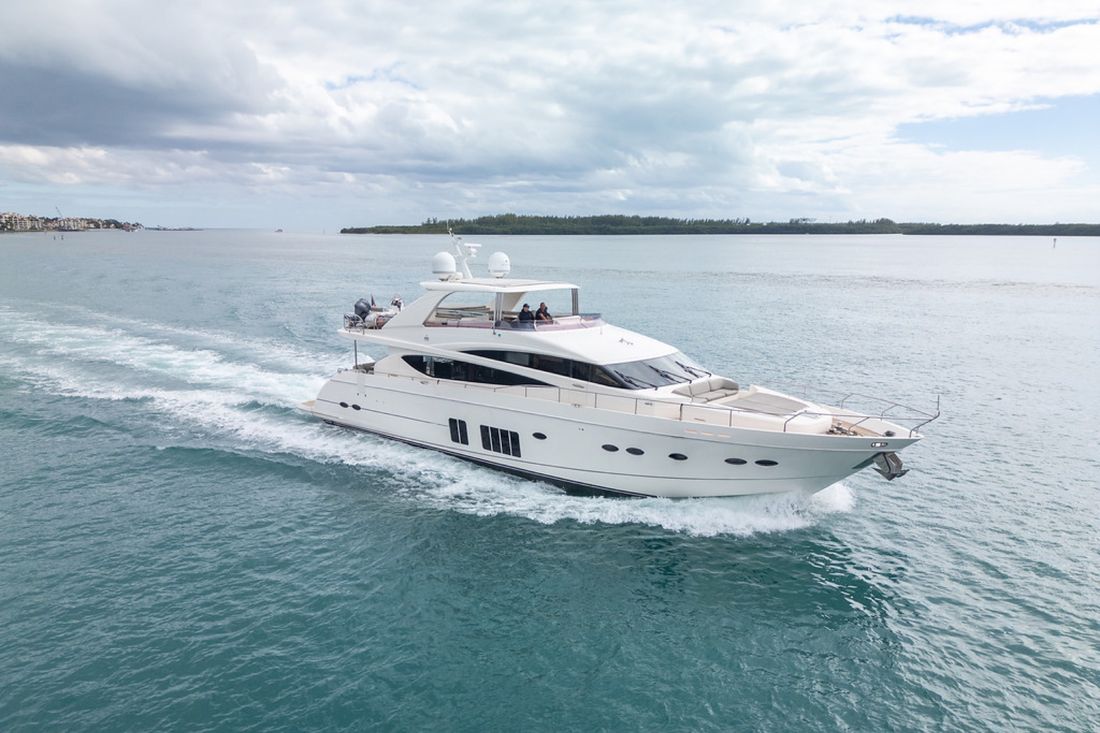 88' Princess "PFO" yacht charter Miami