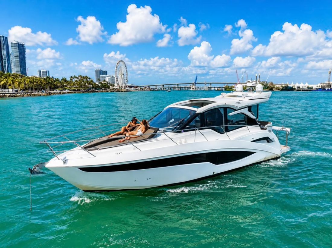 42' Galeon "Kira" yacht charter Miami
